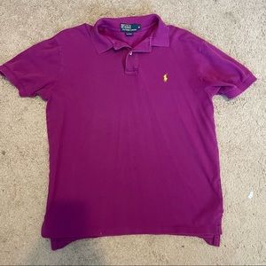 Mens Pink Polo Ralph Lauren Shirt
